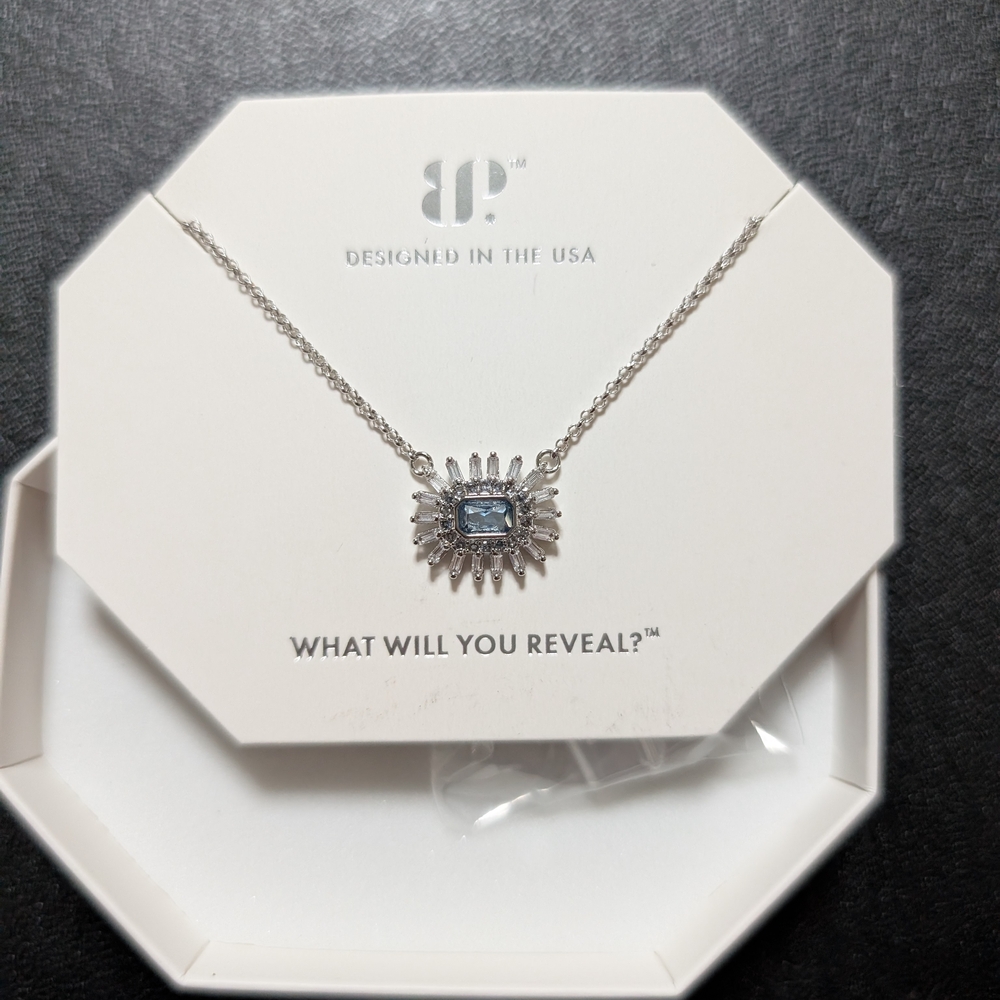 November 2023 Birthday Necklace - Sunburst Of Sparkle - RBP6684 - Bomb Party